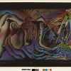 The Creation, Judy Chicago, USA, 1985, coloured screen print in 45 colours on black paper. Image © The Trustees of the British Museum