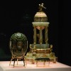 Installation shot of Faberge in London, Romance to Revolution at the V&amp;A, from November 20 to May 8