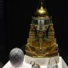 Installation shot of Faberge in London, Romance to Revolution at the V&amp;A, from November 20 to May 8