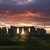 Stonehenge: il cerchio di pietre al tramonto