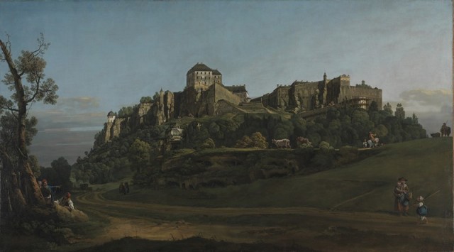 La fortezza di Königstein di Bellotto in mostra alla National Gallery di Londra