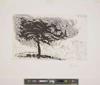 Tree in the storm, with flight towards a
church, 15 August 1968
© Succession Picasso/DACS, London 2024.