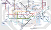 Mappa Metro Londra