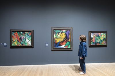 Expressionists: Kandinsky, Münter and the Blue Rider installation view at Tate Modern 2024. Photo © Tate (Larina Fernandes)