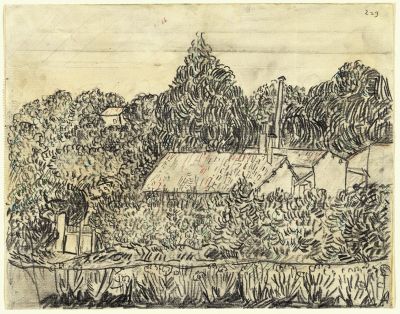 Anselm Kiefer, Untitled, 1963. Graphite and ballpoint pen on paper, 23.6 x 29.8 cm. Private collection. Photo: Georges Poncet. © Anselm Kiefer