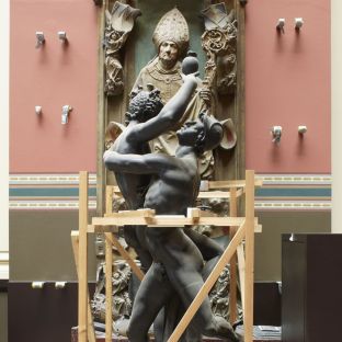 Plaster casts in the Ruddock Family Cast Court include a state of Mercury and Psyche in 1865 © Victoria and Albert Museum, London