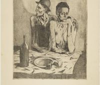 The frugal meal, 1904
© Succession Picasso/DACS, London 2024.