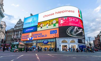 Le famose insegne di Piccadilly Circus