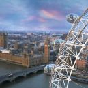 London Eye con il Big Ben e Palace of Westminster sullo sfondo
