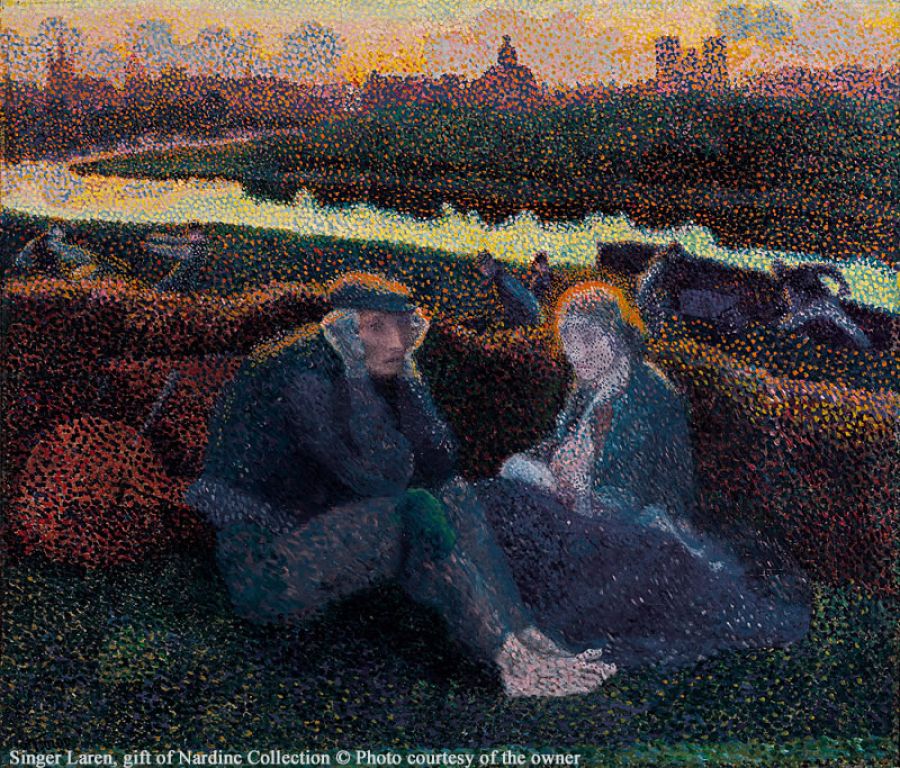Jan Toorop (1858-1928), Evening (before the Strike), 1888-9, Oil on canvas 67 x 79 cm Singer Laren, gift of Nardinc Collection © Photo courtesy of the owner X11482