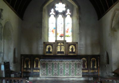 L'interno della piccola chiesa di Avebury