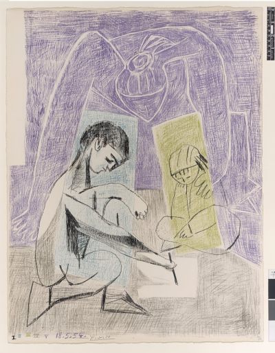 The little artist, 1954
© Succession Picasso/DACS, London 2024.