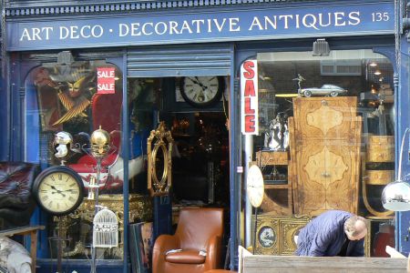 Negozio di antiquariato a Portobello Road