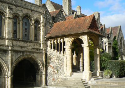 La zone circostante la Cattedrale di Canterbury