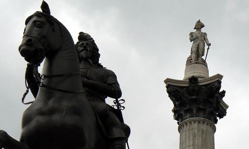 La colonna di Nelson a Trafalgar Square
