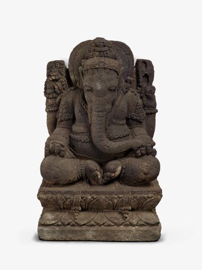 Ganesha made in Java from 
volcanic stone, about AD 1000–1200