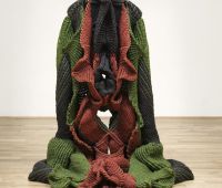 Key 4 
Mrinalini Mukherjee, Jauba, 2000. Hemp fibre and steel,143 x 133 x 110 cm approx. Tate: 
Presented by Amrita Jhaveri 2013. Photo: © Tate. Courtesy of Mrinalini Mukherjee Foundation