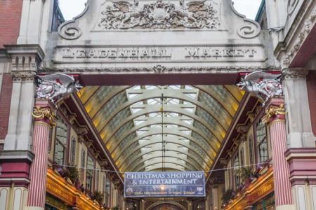 Uno degli ingressi di Leadenhall Market