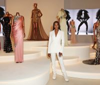 Naomi In Fashion at the V&A, Supported by BOSS (Photo by Dave BenettGetty Images for Victoria & Albert Museum)