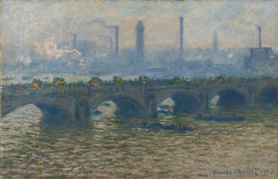 4. Claude Monet (1840-1926), Waterloo
Bridge, Overcast, 1903, oil on canvas,
Ordrupgaard, Denmark. Photo: Anders
Sune Berg