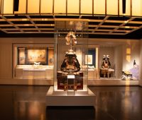 Un particolare della mostra Samurai