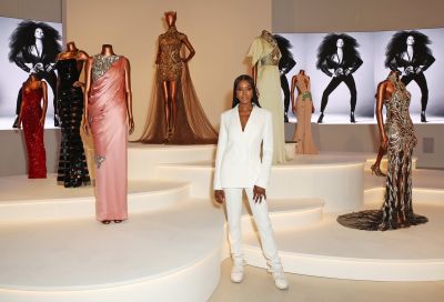 Naomi In Fashion at the V&A, Supported by BOSS (Photo by Dave BenettGetty Images for Victoria & Albert Museum)